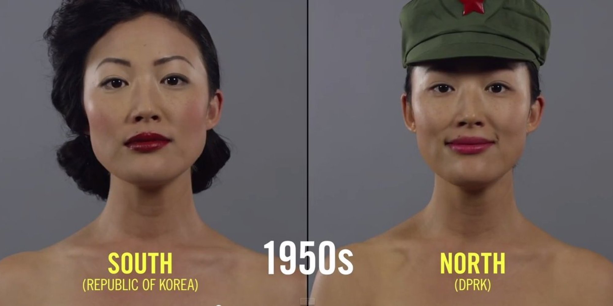 How North And South  Korean  Beauty  Has Changed Over 100 