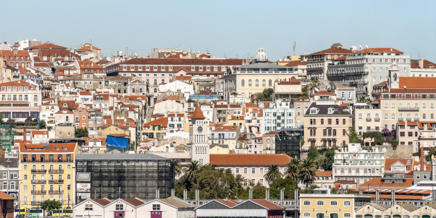 LISBON, PORTUGAL - AUGUST 28: Portuguese Flag waves on August 28, 2014 in Lisbon, Portugal. (Photo by Dominik Bindl/Getty Images)
