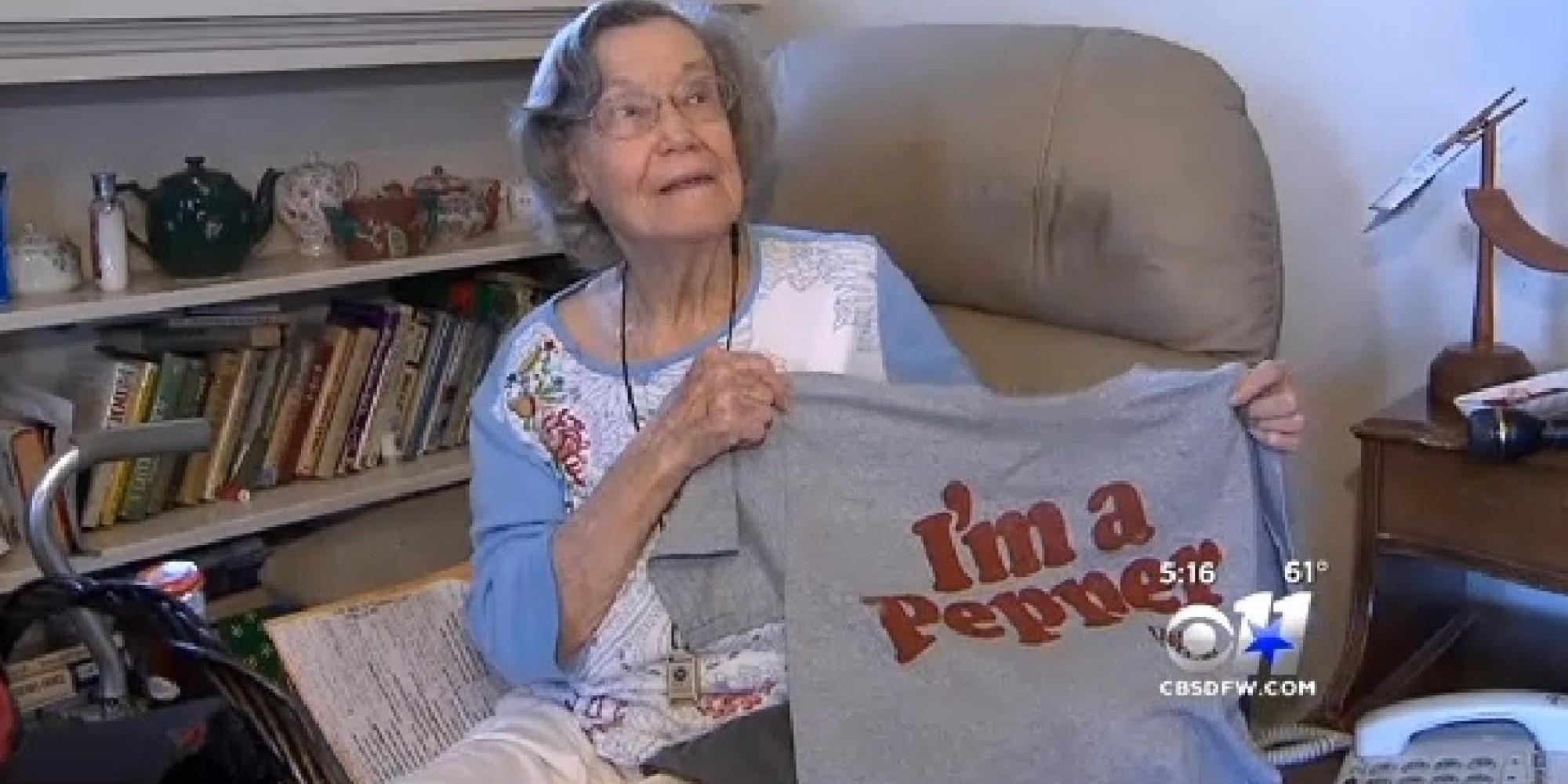Elizabeth Sullivan, 104 Years Old, Credits Dr Pepper For Her Longevity