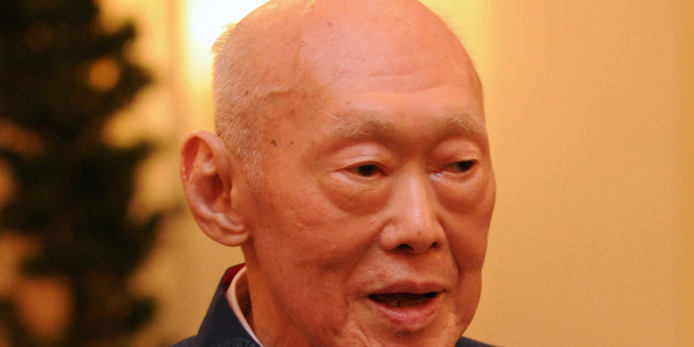 Elder statesman Lee Kuan Yew attends the launch of his new book on international affairs, at the Istana Presidential Palace in Singapore on August 6, 2013. Singapore's founding prime minister Lee Kuan Yew is widely credited with transforming Singapore from an economic backwater to one of Asia's fastest-growing economies. AFP PHOTO/MOHD FYROL (Photo credit should read MOHD FYROL/AFP/Getty Images)