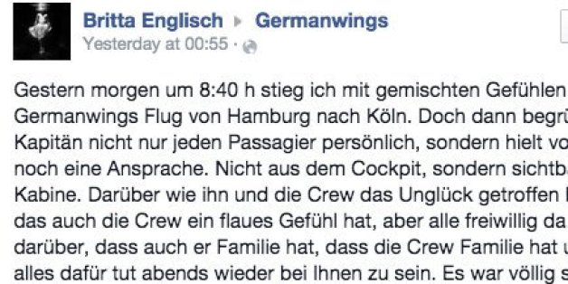 So bewegend bedankt sich eine Passagierin bei einem Piloten