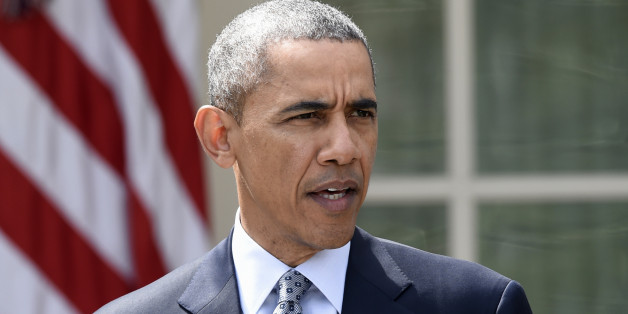 President Barack Obama speaks in the Rose Garden of the White House in Washington, Thursday, April 2, 2015, about the breakthrough in the Iranian nuclear talks. The president said the Iran nuclear deal _ if completed_ will make US, allies and the world safer. (AP Photo/Susan Walsh)