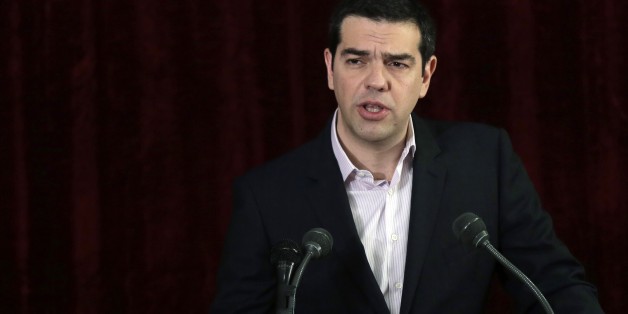 Greek Prime Minister Alexis Tsipras speaks at the Health ministry, in Athens, on Thursday, April 2, 2015. Greece and its international creditors are still struggling to agree on a list of economic reforms that are deemed necessary for the country to unlock emergency funds and stay afloat. (AP Photo/Petros Giannakouris)