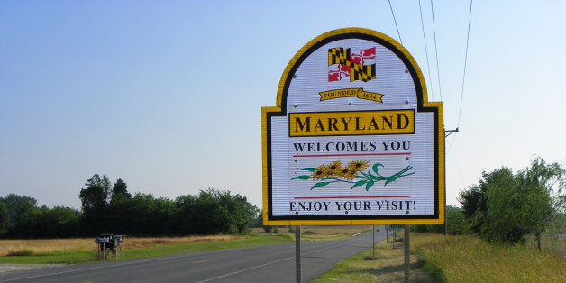 Entering Caroline County, Maryland from Kent County, Delaware