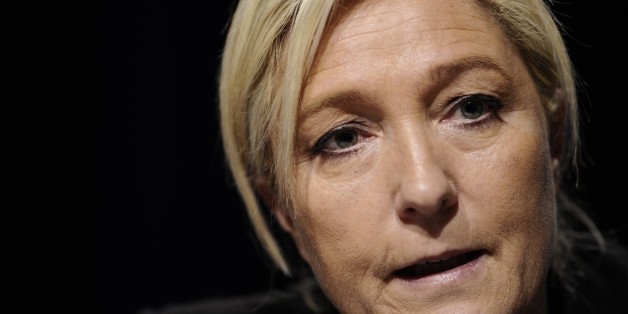 Leader of the french far-right Front National (FN) party Marine Le Pen holds a press conference on March 9, 2015 in Metz, eastern France, ahead of the March 22 and 29, 2015 regional elections. AFP PHOTO / JEAN-CHRISTOPHE VERHAEGEN (Photo credit should read JEAN-CHRISTOPHE VERHAEGEN/AFP/Getty Images)