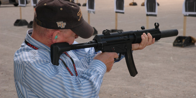 Visitors for the United States Army Special Operations Command Capabilities Exercise held at Fort Bragg, N.C. fire various weapons during the five day event, which began on March 29.