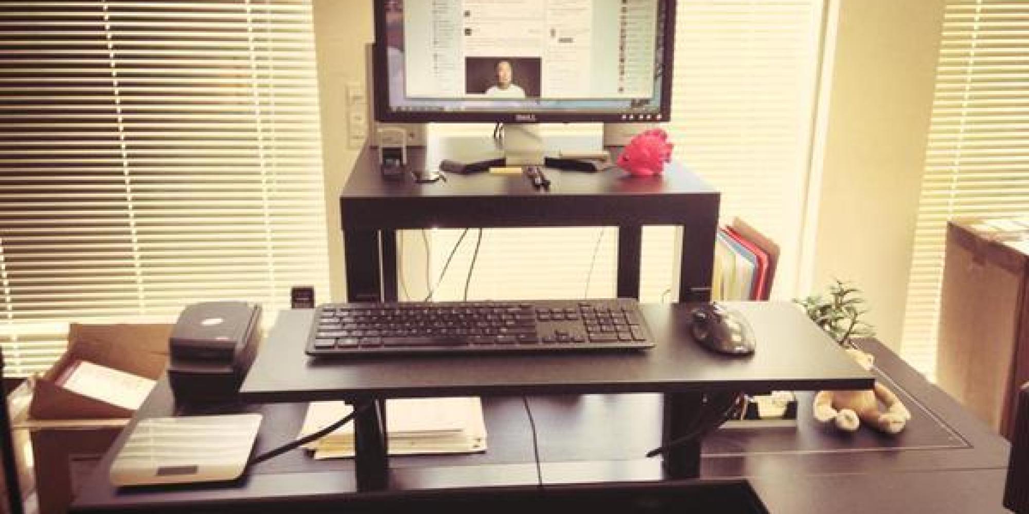 This $22 Standing Desk Is The Ultimate Ikea Hack | HuffPost