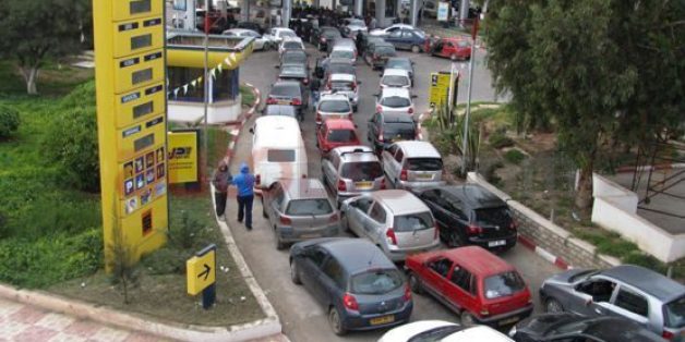 Rush dans une station de service (photo archives)