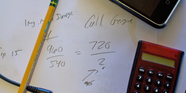 <em>@dailyshoot: 2010/05/19: Make a photo today that distills some simplicity from the complexity of the world. #ds185</em>
It's powerful to still know how to use cross multiplication (here calculating dimensions for a video conversion). Thanks to my math teachers at Bedford Elementary School, Sudbrook Middle School, and Milford Mill High for showing me the power of math... even wacky Blooma Friedman, my 10th grade chemistry teacher, who insisted we learn how to use a slide rule (sorry Blooma, I did forget that).