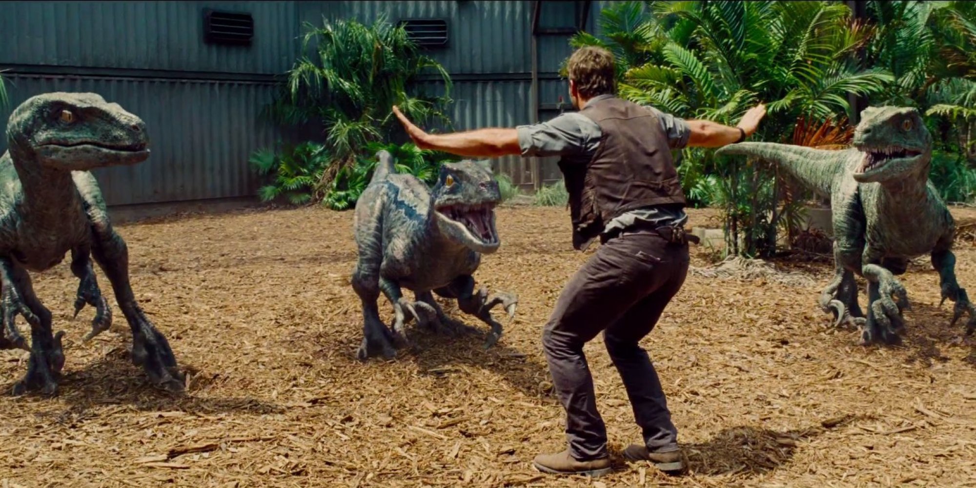 Chris Pratt Talks To Raptors In Terrifying New Jurassic World Trailer Huffpost 0928