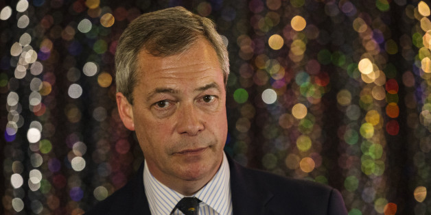 RAMSGATE, ENGLAND - APRIL 18: UKIP leader Nigel Farage waits speaks during a public meeting on April 18, 2015 in Ramsgate, England. Mr Farage is holding several public meetings across the county today. Britain goes to the polls in a General Election on May 7. (Photo by Dan Kitwood/Getty Images)