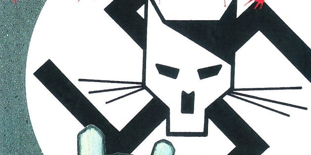 Copertina di "Maus", di Art Spiegelman. La recensione è presso <a href="http://www.jhack.it/blog/2013/10/24/maus/" rel="nofollow">www.jhack.it/blog/2013/10/24/maus/</a> .