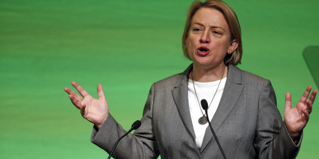 Leader, Natalie Bennett at the Green Party Conference in Liverpool.