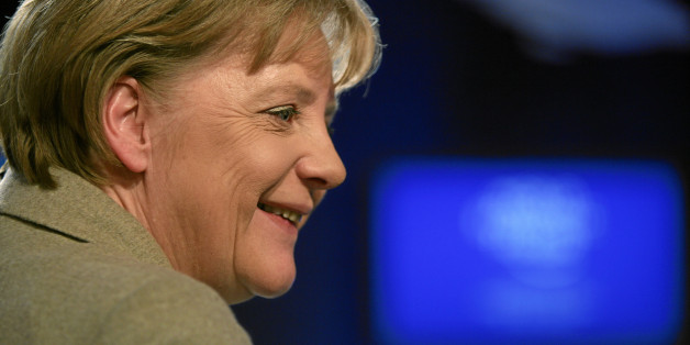 DAVOS/SWITZERLAND, 28JAN11 - Angela Merkel, Federal Chancellor of Germany captured after the session 'Revitalizing Global Trade' at the Annual Meeting 2011 of the World Economic Forum in Davos, Switzerland, January 28, 2011.Copyright by World Economic Forumswiss-image.ch/Photo by Sebastian Derungs