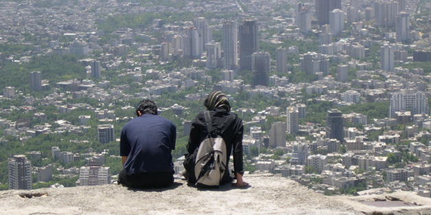 On the way back from the top of Tochal(mountain next to Tehran city)...Amazing catch