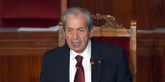 Mohamed Ennaceur, président de l'Assemblée, lors de son premier discours à l'Assemblée, le 4 décembre