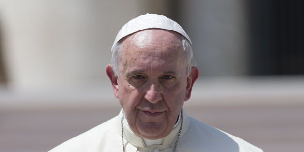 Pope Francis leaves St.Peter's Square at the Vatican after his weekly general audience , Wednesday, May 13, 2015. (AP Photo/Alessandra Tarantino)