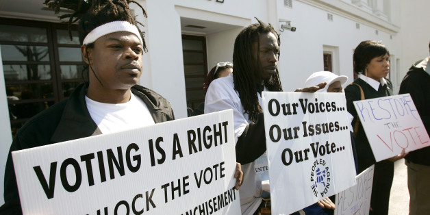 Image result for photos of ex felons getting back their right to vote