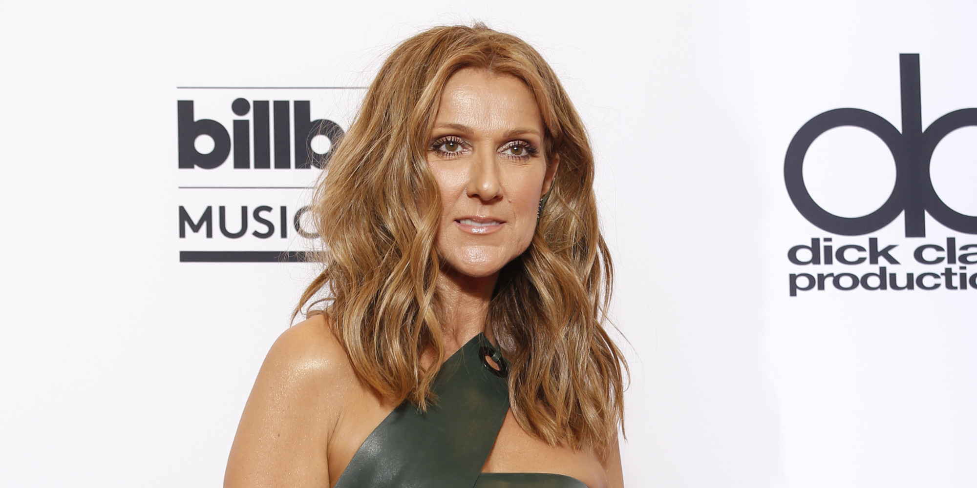 Celine Dion Wows In Leather Dress At The Billboard Music Awards Huffpost