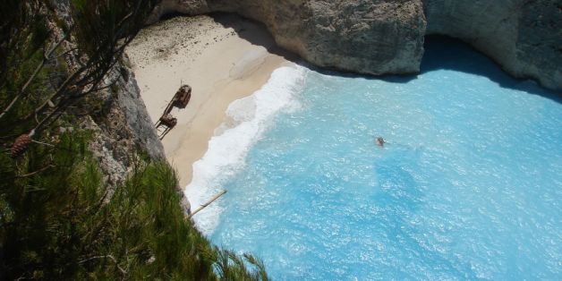 Shipwreck from the top