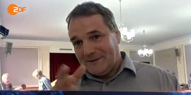 Falk Janke im Interview mit der "Heute Show".