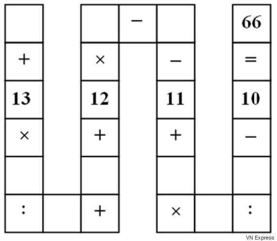 this maths puzzle for vietnamese 8 year olds has