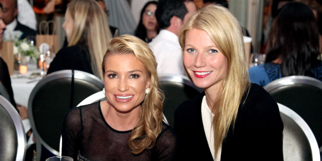 Tracy Anderson, left, and Gwyneth Paltrow, right, at a November 2014 gala in honor of Anderson. (Photo by Rachel Murray/Getty Images for imagine1Day)