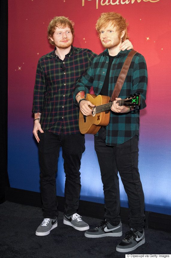 Ed Sheeran Waxwork Singer Happy With Figure S ‘bulge As It Gets
