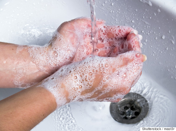 wash hands