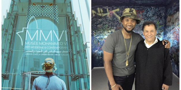 Usher et l'art contemporain marocain