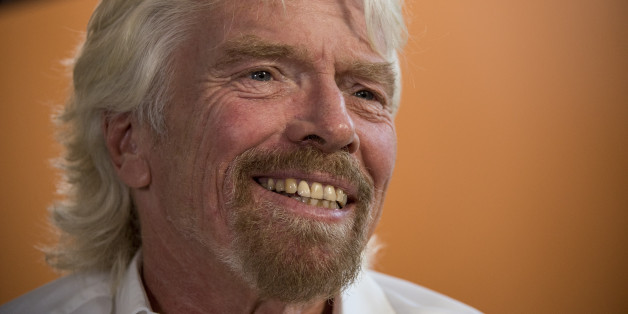 Richard Branson, chairman and founder of Virgin Group Ltd., smiles during a Bloomberg Television interview in San Francisco, California, U.S., on Thursday, April 23, 2015. Branson and Facebook Inc. Chief Operating Officer Sheryl Sandberg's interview comes on the sidelines of the Virgin Disruptors conference which focuses on employee wellbeing.