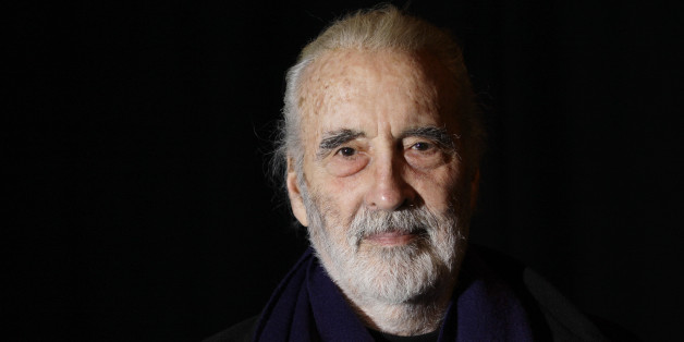 FILE- In this file photo dated Friday March 5, 2010, British actor Sir Christopher Lee is photographed before his interview with APTN, at the AP office in north London. Christopher Lee, the prolific, aristocratic British actor who brought dramatic gravitas to the low-budget thrills of Hammer Studios' 1950s and 1960s horror films and to the more recent "The Lord of the Rings" trilogy and two of George Lucas' "Star Wars" prequels, has died at age 93, the Royal Borough of Kensington and Chelsea in London confirmed a death certificate was issued for Lee on June 8. (AP Photo/Joel Ryan)
