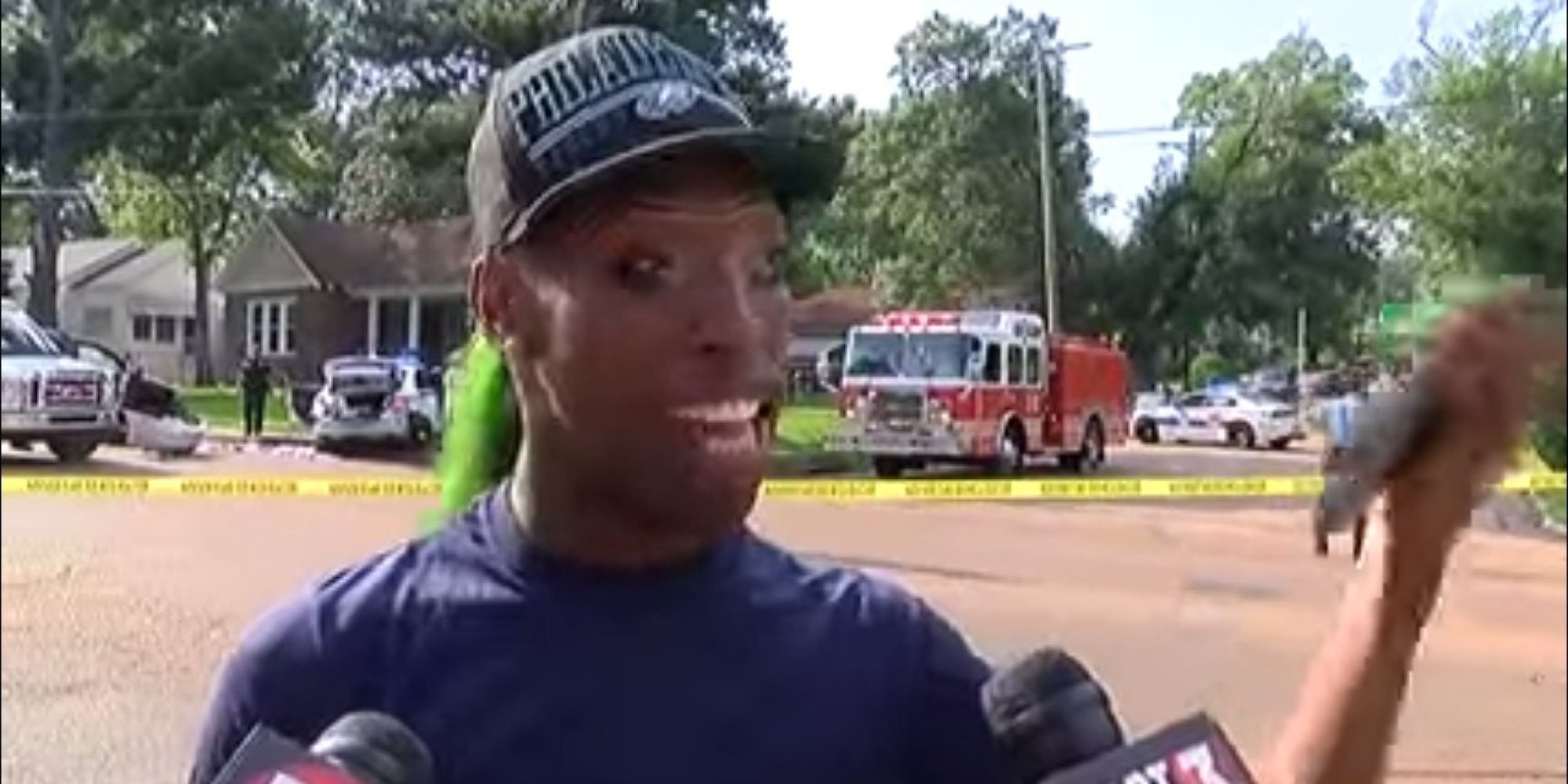 Interview With Green Haired Car Crash Witness Goes Viral Huffpost