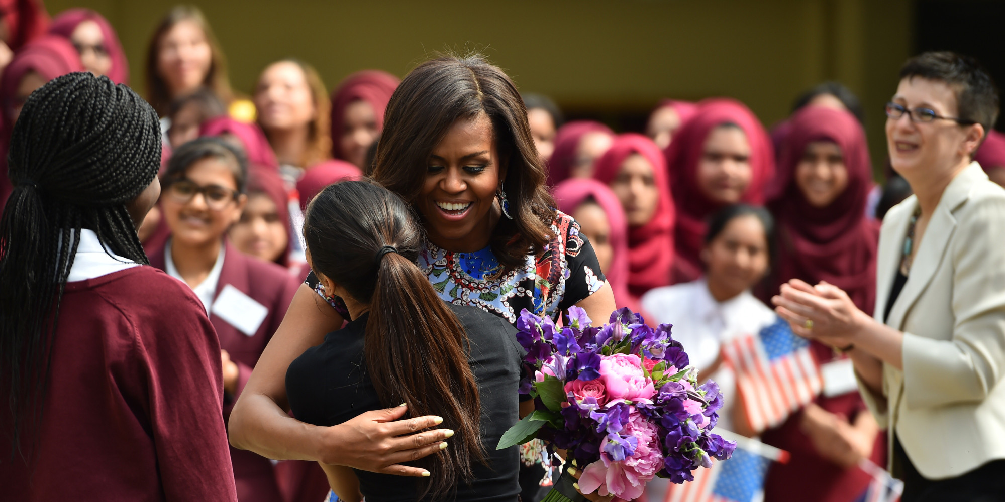 Michelle Obama Promotes Education Initiative For Young Girls Around The World | HuffPost2000 x 1000