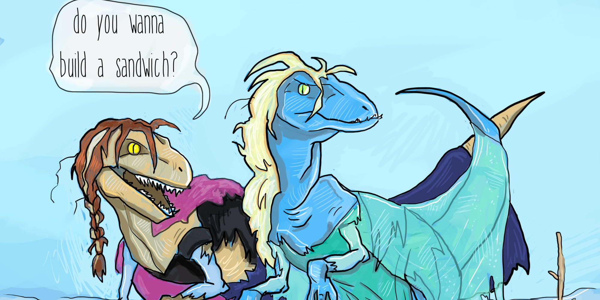 In A Shocking Twist Disney Princesses As Velociraptors Reinforce 