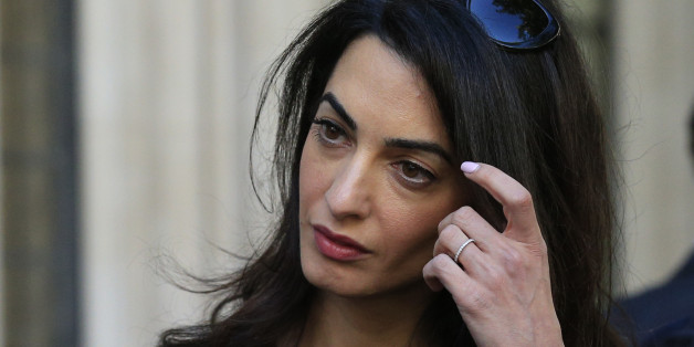 Amal Clooney leaves the Supreme Court in London, as she is part of the legal team representing former residents of the Chagos Islands who challenged a decision made six years ago by the House of Lords which dashed their hopes of returning home to their native islands in the Indian Ocean.