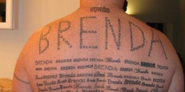 8 Reasons Why It's Never A Good Idea To Tattoo Your Beau's Name Onto