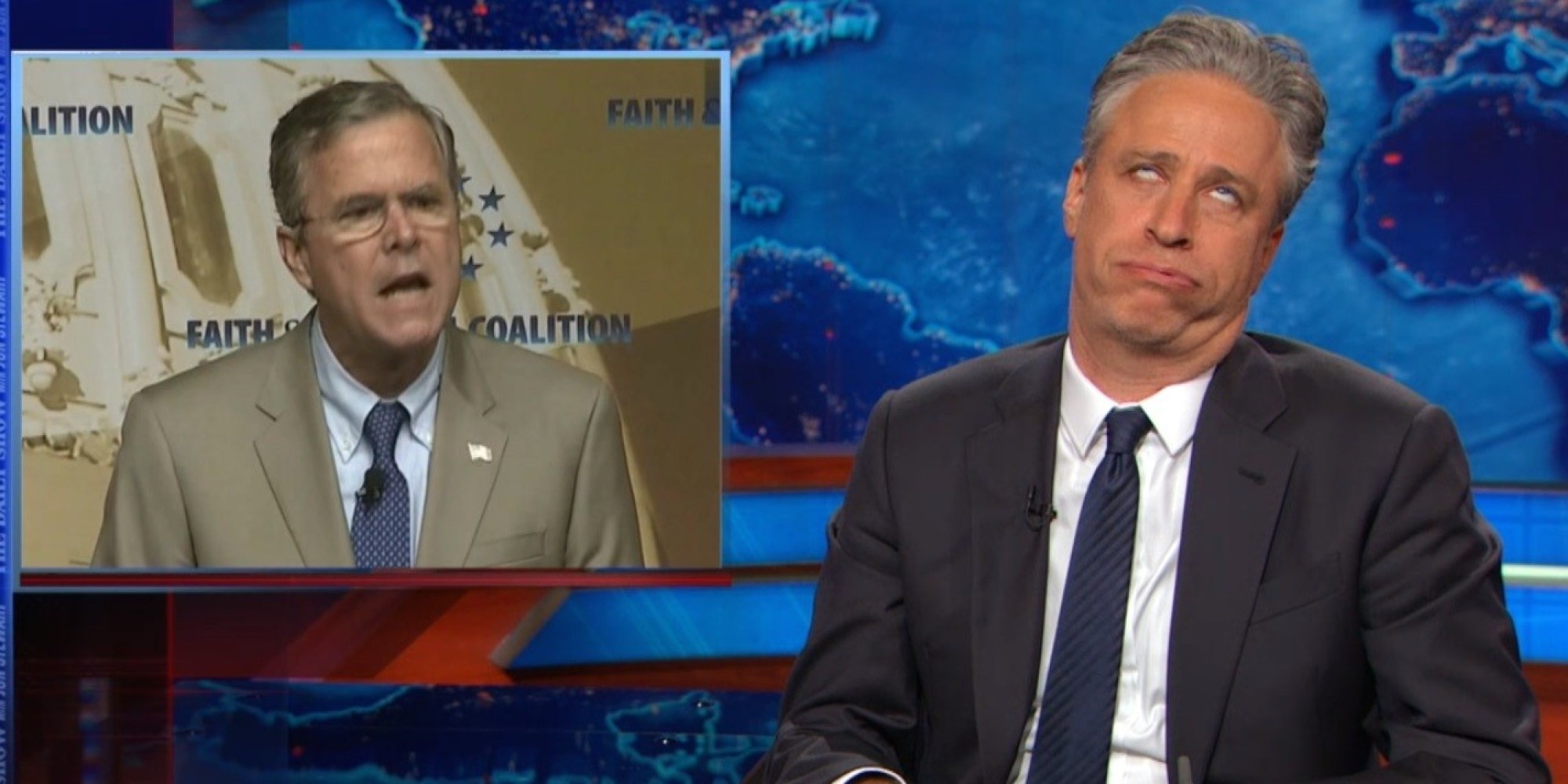 Jon Stewart Has A Blast With GOP Response To Pope's Climate Change