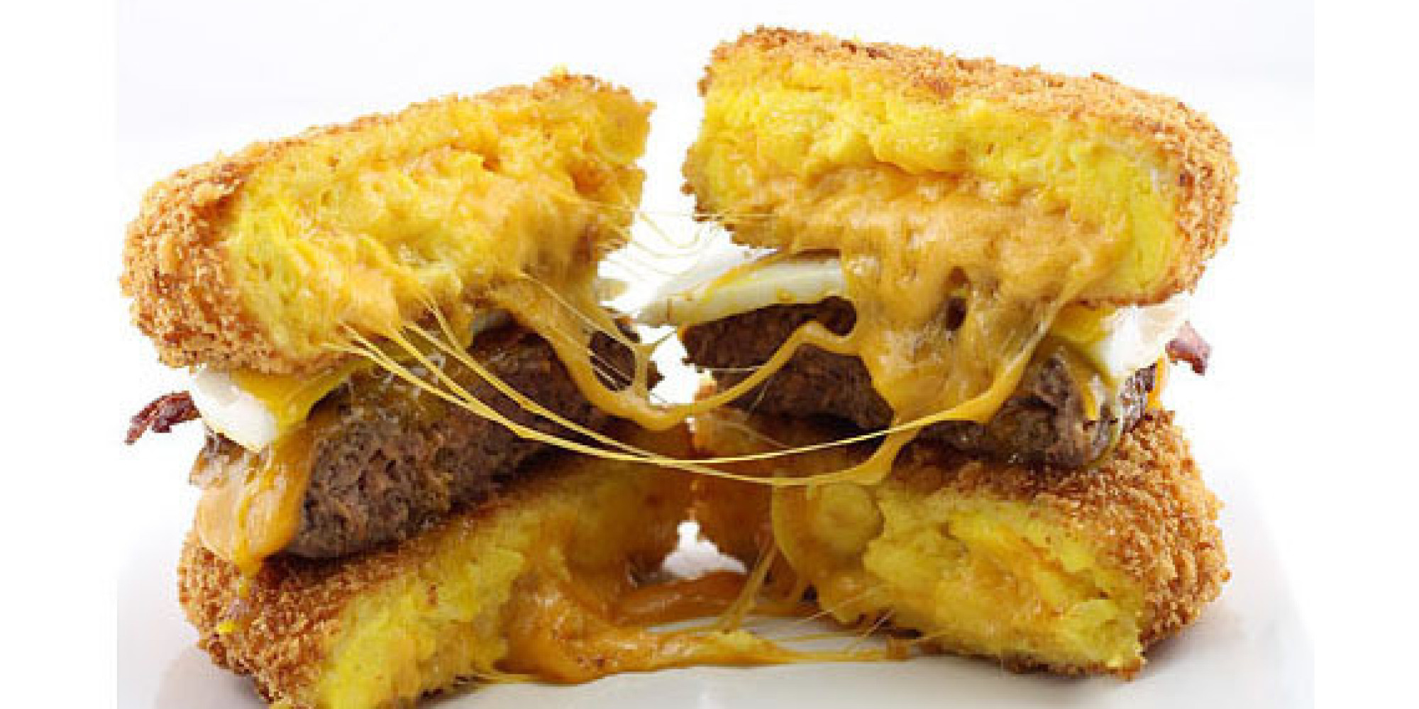 The DeepFried Scrambled Egg Bun Burger HuffPost
