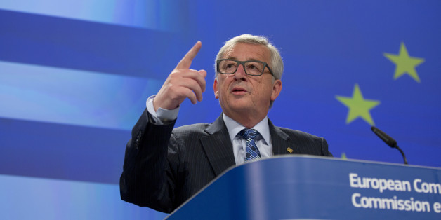 European Commission President Jean-Claude Juncker speaks during a media conference at EU headquarters in Brussels on Monday, June 29, 2015. European Commission President Jean-Claude Juncker says he felt a betrayed by Greek Prime Minister's Alexis Tsipras surprise call for referendum last weekend. (AP Photo/Virginia Mayo)