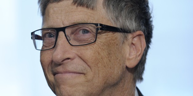 Bill Gates participates in a media availability on agricultural research, Thursday, March 13, 201, on Capitol Hill in Washington. (AP Photo/Susan Walsh)