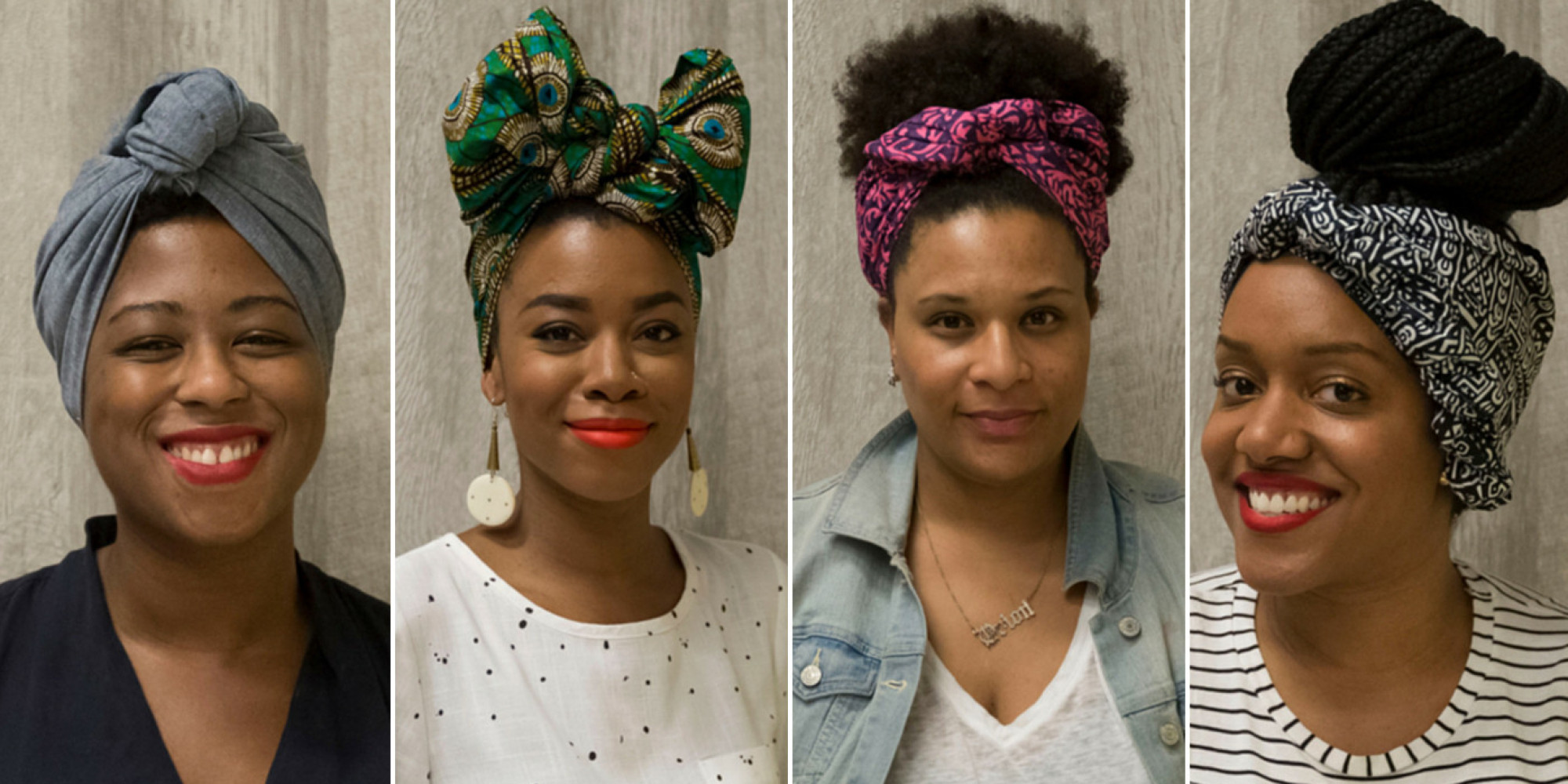 How To Tie A Headwrap In Four Fabulous Ways HuffPost