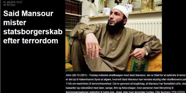 Un djihadiste dano-marocain déchu de sa nationalité danoise