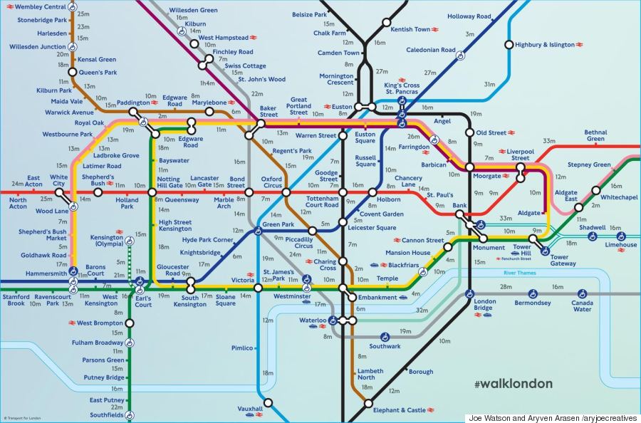 walk london map