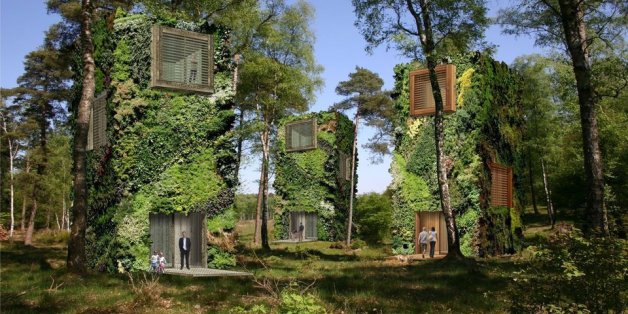 Des logements futuristes en forme...d'arbres