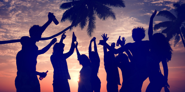 People Celebration Beach Party Summer Holiday Vacation Concept