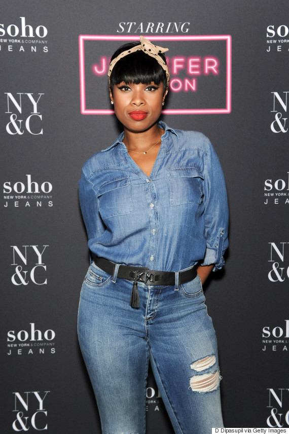 Jennifer Hudson Smashes Denim On Denim At Campaign Launch For New York ...