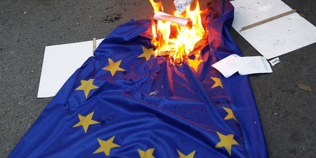 Resultado de imagem para burn the eu flag