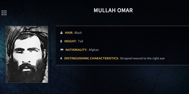 In this image released by the FBI, Mullah Omar is seen in a wanted poster. The reclusive Afghan Taliban leader has backed peace talks with the Kabul government, saying in a rare message distributed to media Wednesday, July 15, 2015 that the goal of these efforts is an "end to occupation" by foreign forces. (FBI via AP)