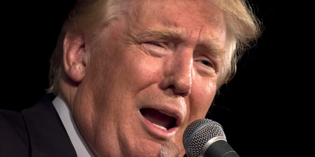 Republican presidential hopeful Donald Trump speaks at his South Carolina Campaign Kickoff Rally in Bluffton, S.C., Tuesday, July 21, 2015. Donald Trump wouldn't apologize after questioning whether Sen. John McCain -- who spent five years as a prisoner during the Vietnam War -- is a war hero. (AP Photo/Stephen B. Morton)